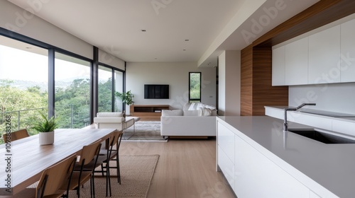 Modern Eco-Conscious House with Clean Design Features