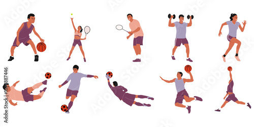 Human Sport Illustration