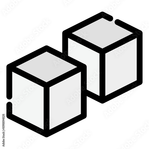 sugar cube icon