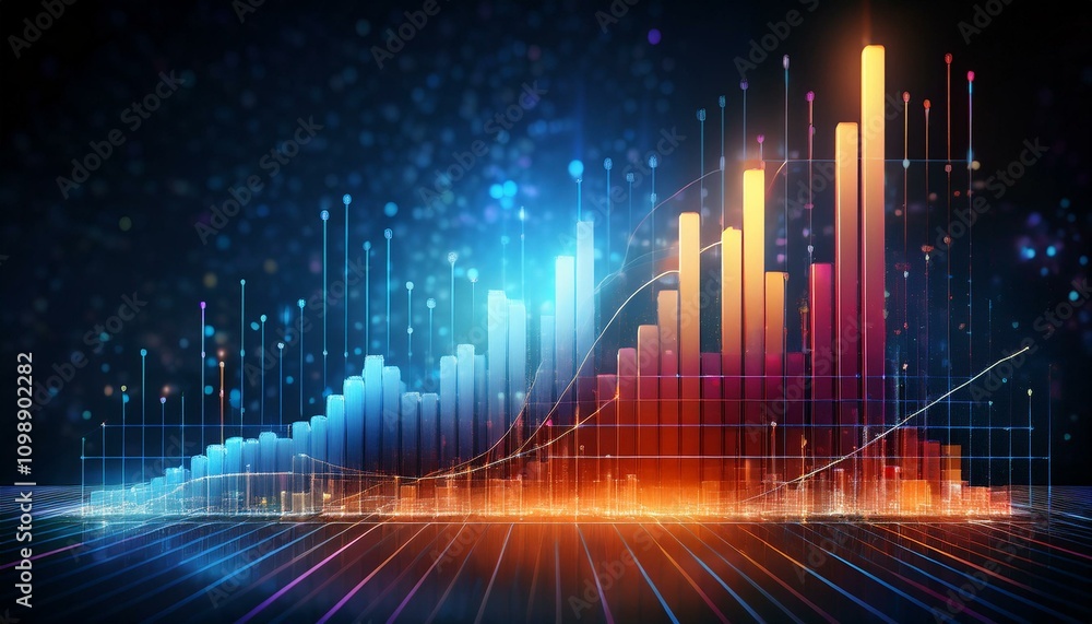 Fototapeta premium Analyze trends and patterns in sales data. 