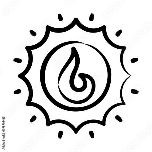Solar Flare Icon