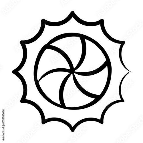 Solar Wind Icon