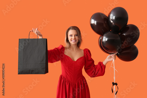 Beautiful young woman with ...