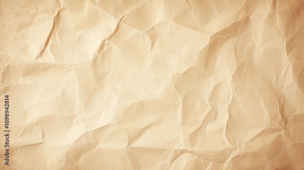 Fototapeta premium Vintage Blank Paper Background with Warm Beige Tones for Creative Projects
