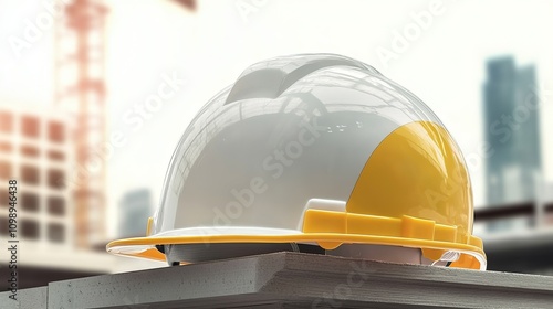 Health inspector wearing protective gear carefully examines food preparation area, ensuring safety and hygiene standards are met. Focus on public health and safety measures in food industry.
