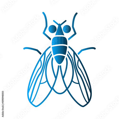 Housefly icon template