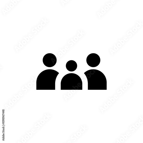 Simple Vector Icon of a student Guardian – Logo Design Illustration