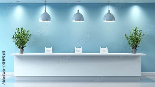 Registration Desk with Name Tags and Forms