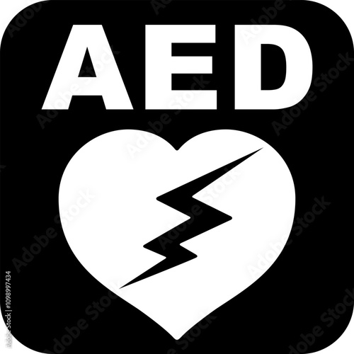 AEDの設置場所を示す標識