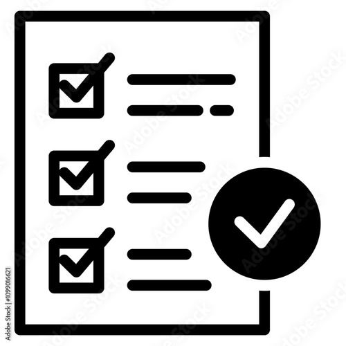 Check list vector icon