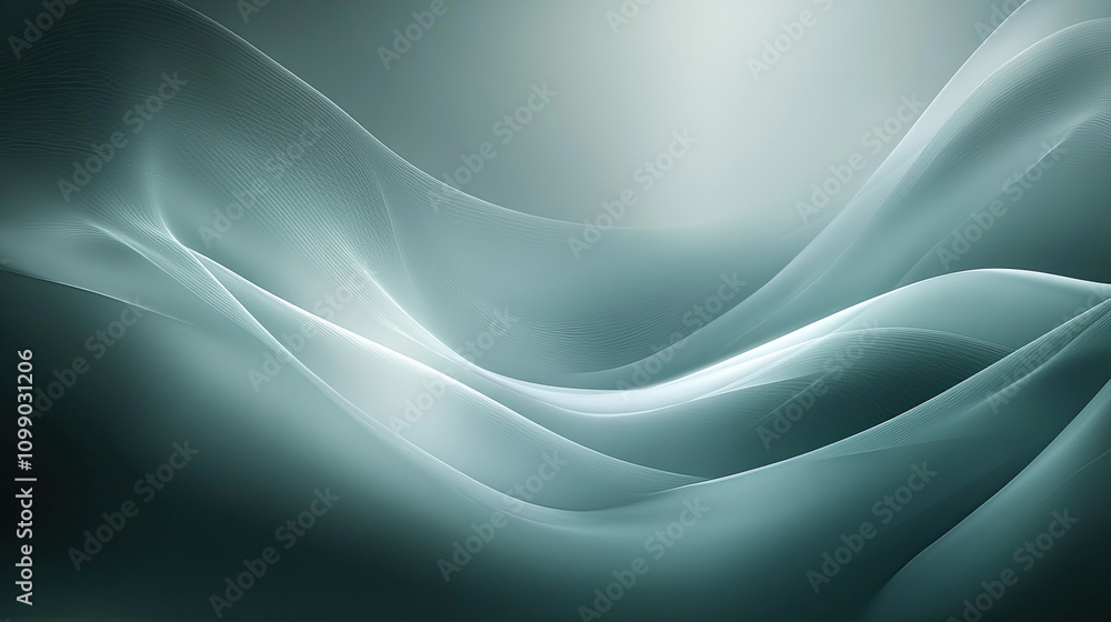 Fototapeta premium abstract blue background with waves