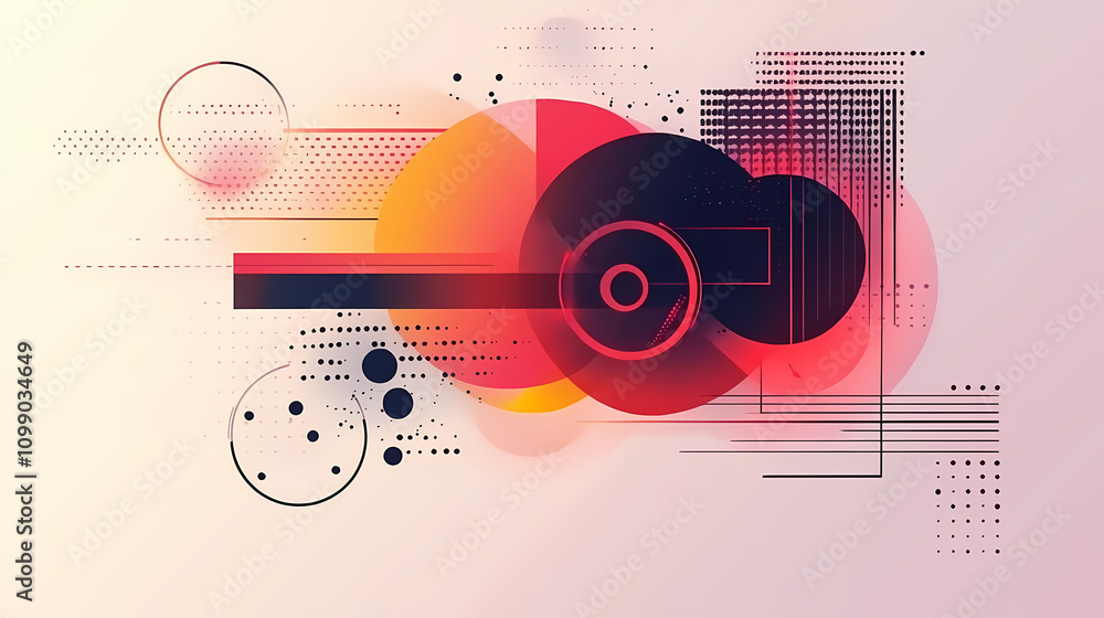 Obraz premium postmodern abstract poster