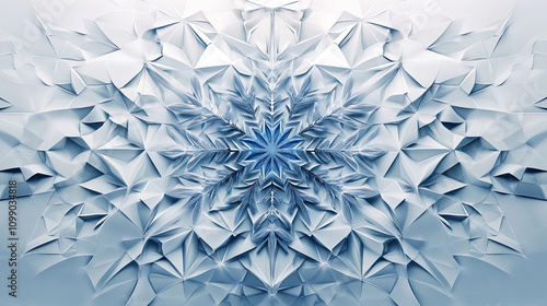 blue snowflake background