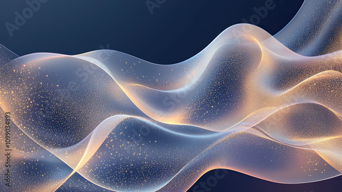 abstract blue background with stars