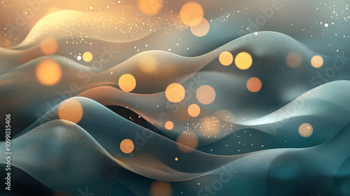 abstract background with bubbles