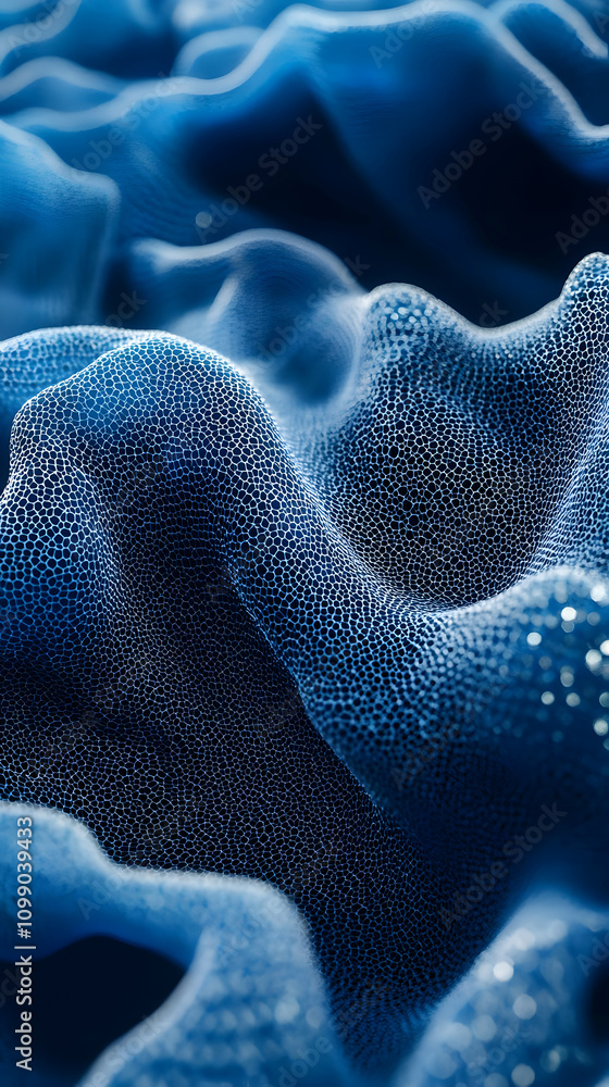 Obraz premium Blue 3D Abstract Background