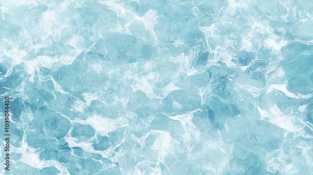 Fototapeta premium A blue and white ocean wave