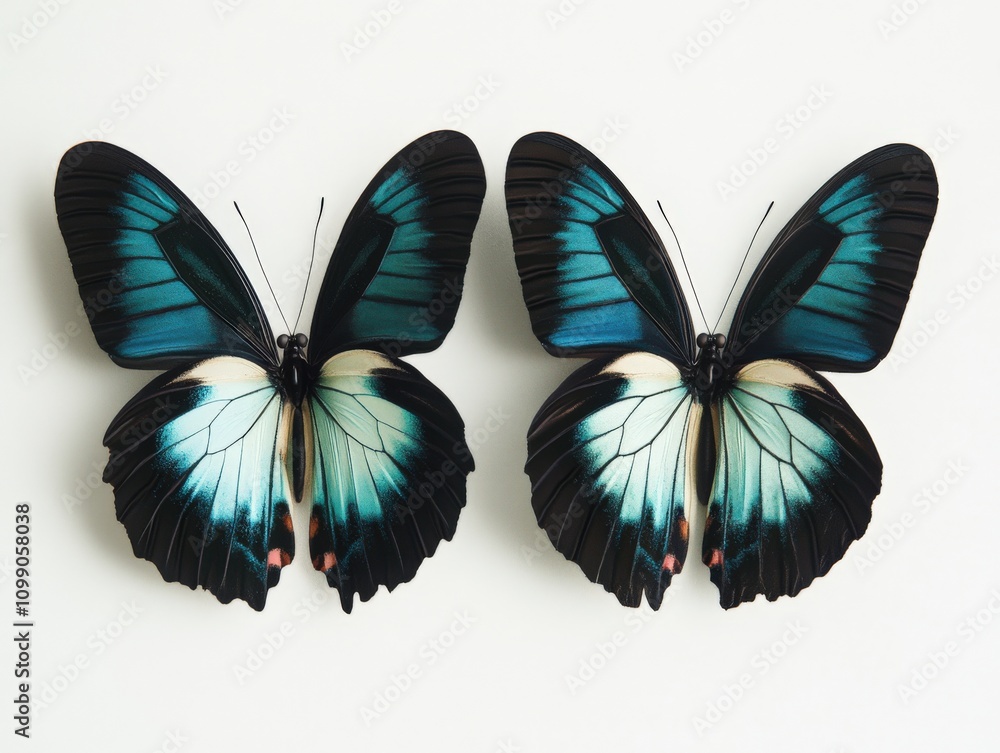 Obraz premium colorful butterflies with intricate patterns and vibrant colors