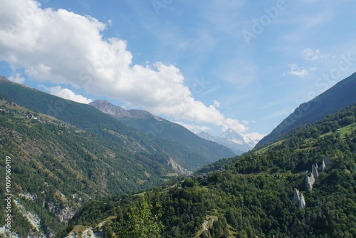 Landscape of  Pyramides d’Euseigne - Switzerland photo