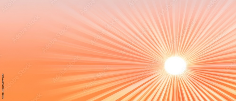 Obraz premium abstract background with sun rays and warm colors