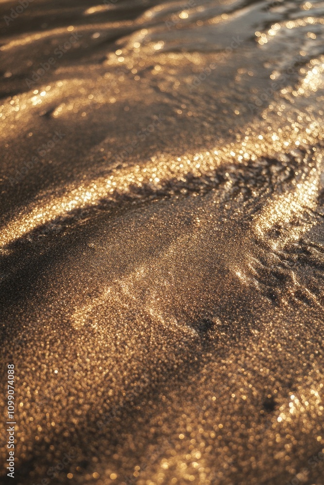 Obraz premium Beach wave close-up