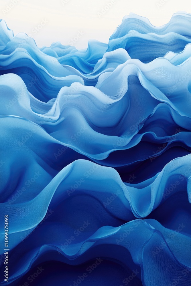 Obraz premium blue ocean wave