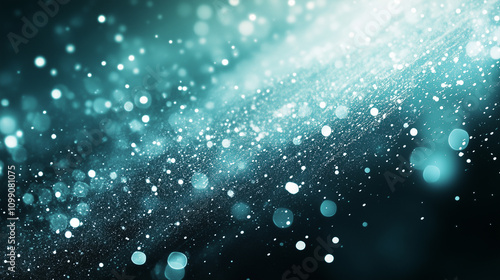Teal blue green white black blurred abstract gradient background grainy noise texture glowing light large banner