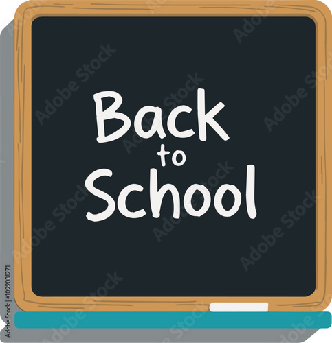 Chalk board, back to school