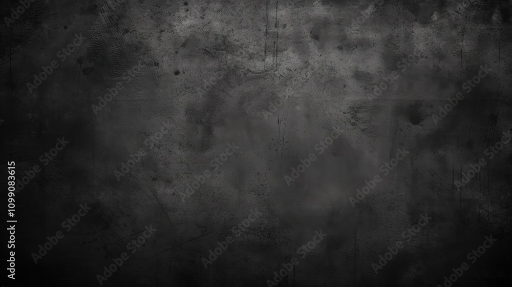 Fototapeta premium Abstract Dark Grunge Background Texture with Black and Gray Tones for Creative Projects and Design Work