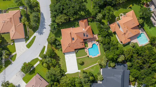 Luxury Estate Aerial View: ...