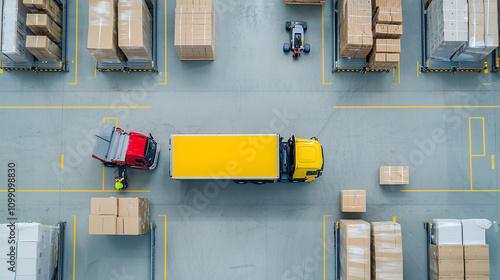 Warehouse Logistics: Aerial...