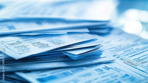 Photo of electronic invoice document software