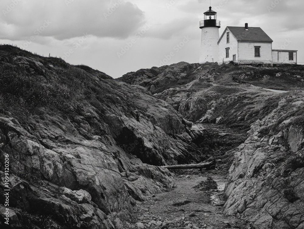 Fototapeta premium Lighthouse at night