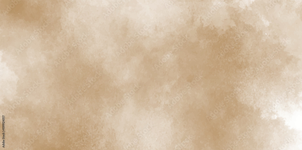 Obraz premium Brown watercolour background,Watercolour texture for cards, flyers, poster. Watercolour banner. Stucco. Wall,brown background with gray watercolor grunge velvety texture illustration,