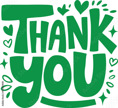 thank you Typography