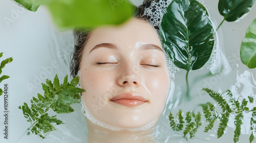 Tranquility in Green: A wom...