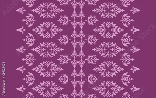 Geometric ethnic oriental ikat pattern traditional Design for background,carpet,wallpaper,clothing,wrapping,Batik,fabric,Vector illustration.embroidery style.