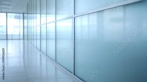 Wallpaper Mural Close-up glass wall office conference room is made Aluminium sliding window Torontodigital.ca