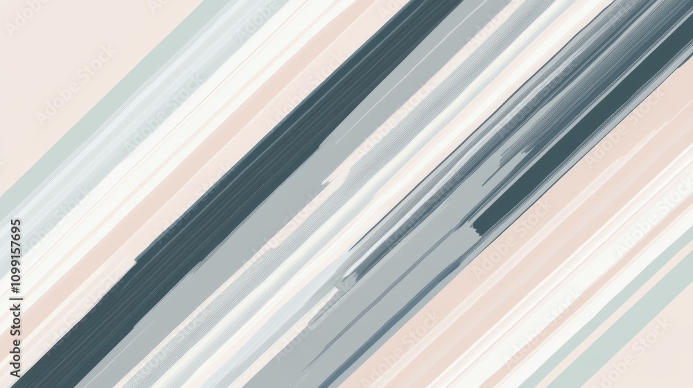 Fototapeta premium Abstract Striped Background in Soft Pastel Colors