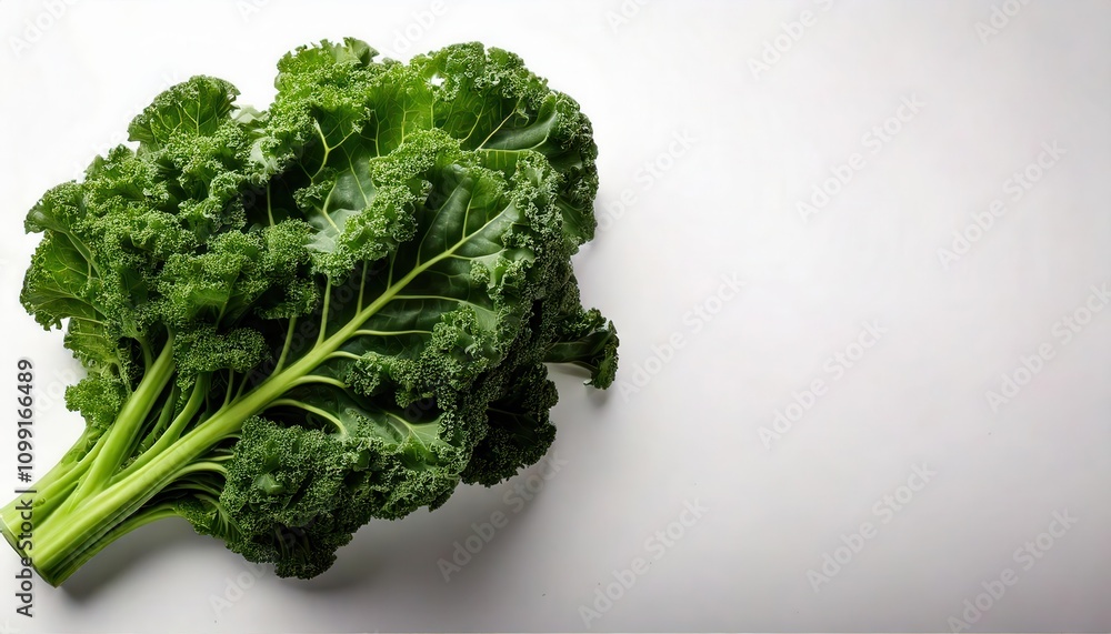 Fototapeta premium Vibrant Green Kale Bunch
