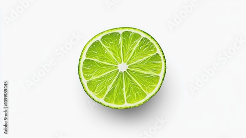 Fresh lime slice kitchen counter food photography minimalistic setting top view culinary inspiration