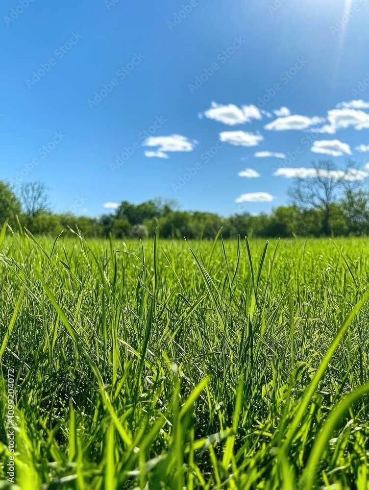 Obraz premium Field with sunlight