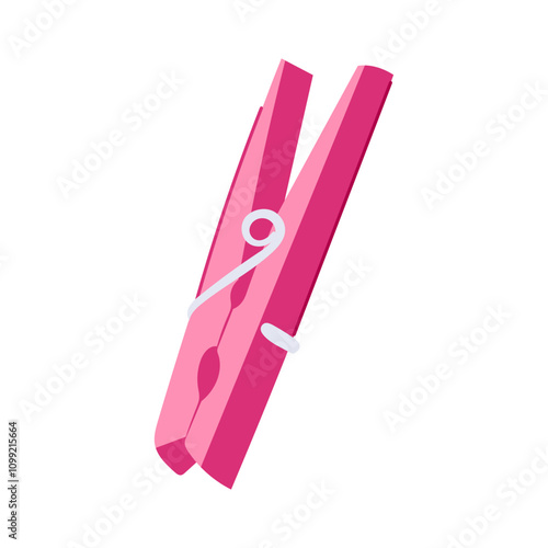 wood clothespin cartoon. plastic metal, clothespeg clothespin, clothespins line wood clothespin sign. isolated symbol vector illustration