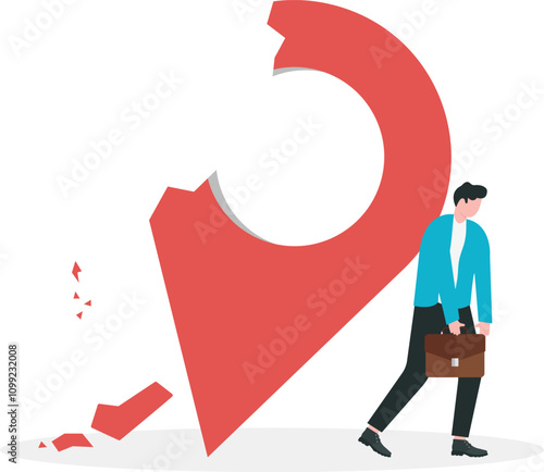 Business downsizing during times of market volatility or poor financial performance concept. Entrepreneurs keep productive employees while reluctantly lay off some employees from a poor economy.
