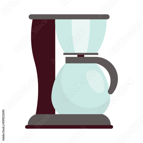 Coffee Equipment Illustration - Drip Coffee Maker