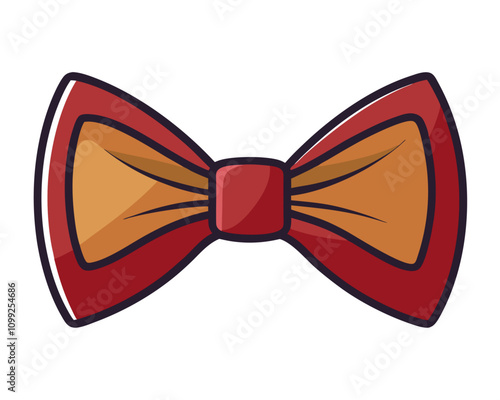 vintage bow tie clipart Cartoon Illustration drawing