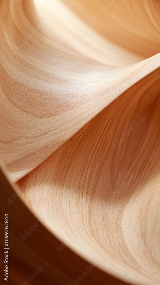Obraz premium Abstract swirling wood grain texture.