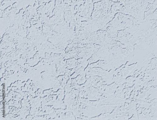 Concrete grunge texture, grey wall grainy effect, abstract speckled pattern, cement or stucco surface vector background