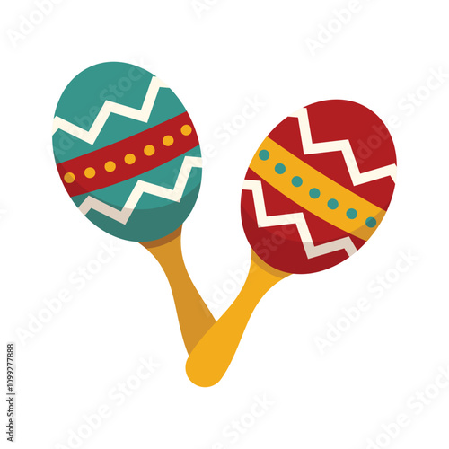 Circus Vector Illustration - Maracas