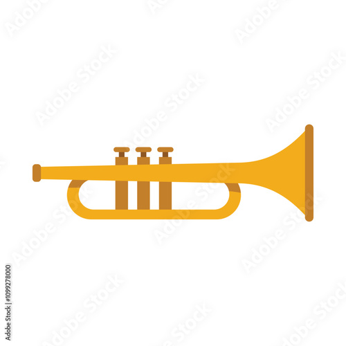 Circus Vector Illustration - Trumpet